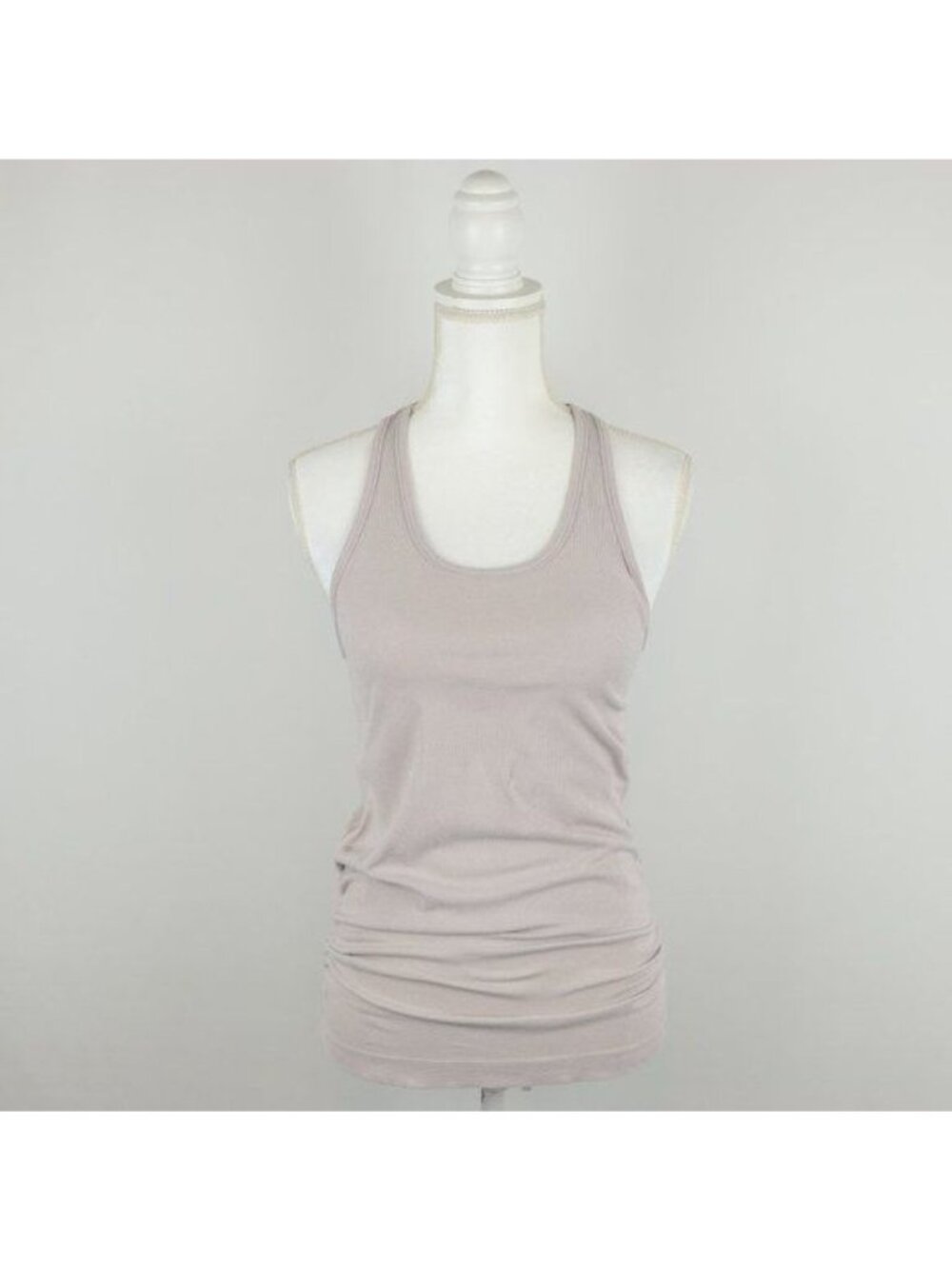 Athleta Speedlight Women's Small Pink Ruched Racerback Athletic Tank Top